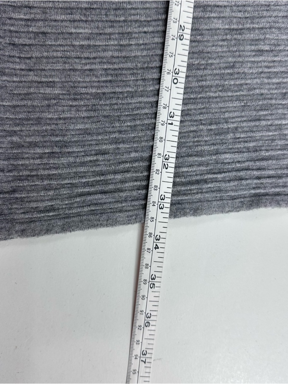 Cyrus Grey Ribbed Open-Front Cardigan - Picture 6 of 8